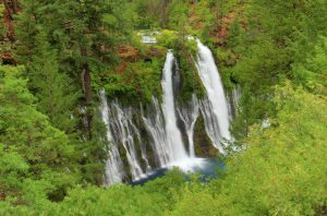 Burney Falls waterfall in California near Redding